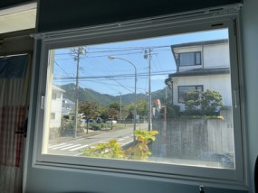 【内窓DIY】山県市 「戸先錠、FIX窓、ドアを取り付けました！」　S様邸内窓
