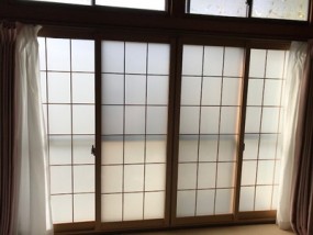【内窓DIY】東京都杉並区　「畳のかかった額縁に内窓を設置」　K様邸内窓