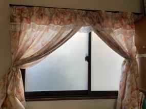 【内窓DIY】千葉市「四方枠のビス止めだけで、工事らしい工事も不要です」 K様邸内窓